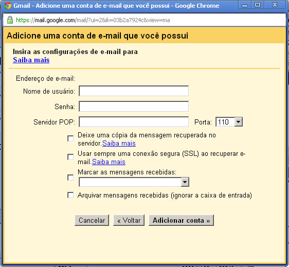 config-conta-gmail config-conta-gmail